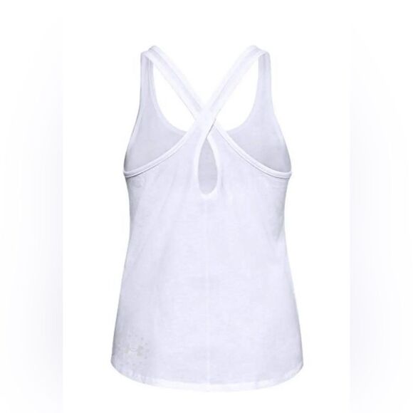 Under Armour UA Women's Freedom USA Olympic Criss Cross Open Back Running Tank S - Picture 4 of 9